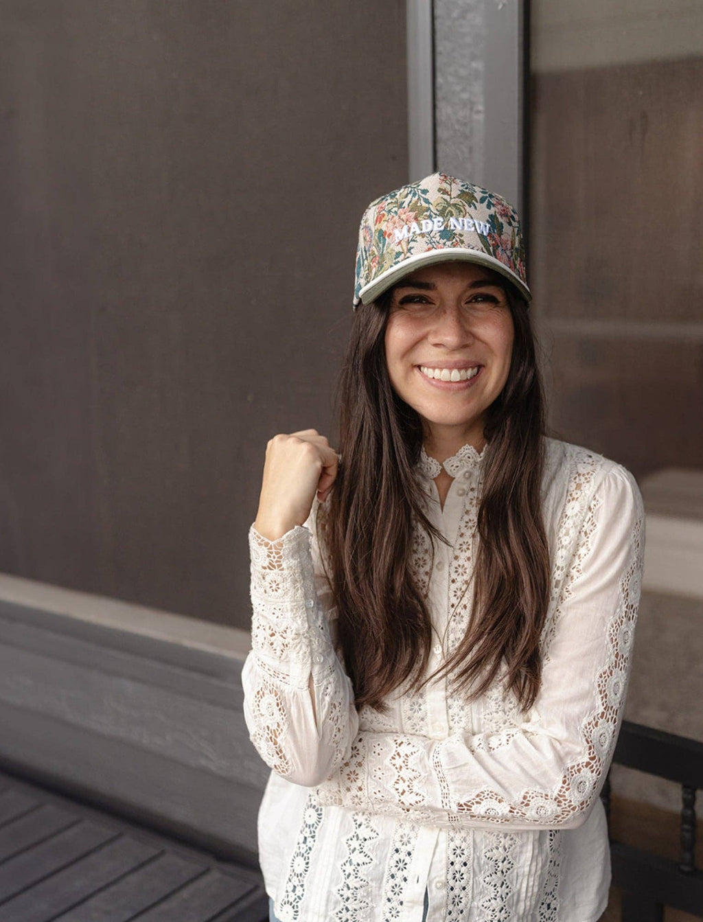 Embroidered "Made New" Hat