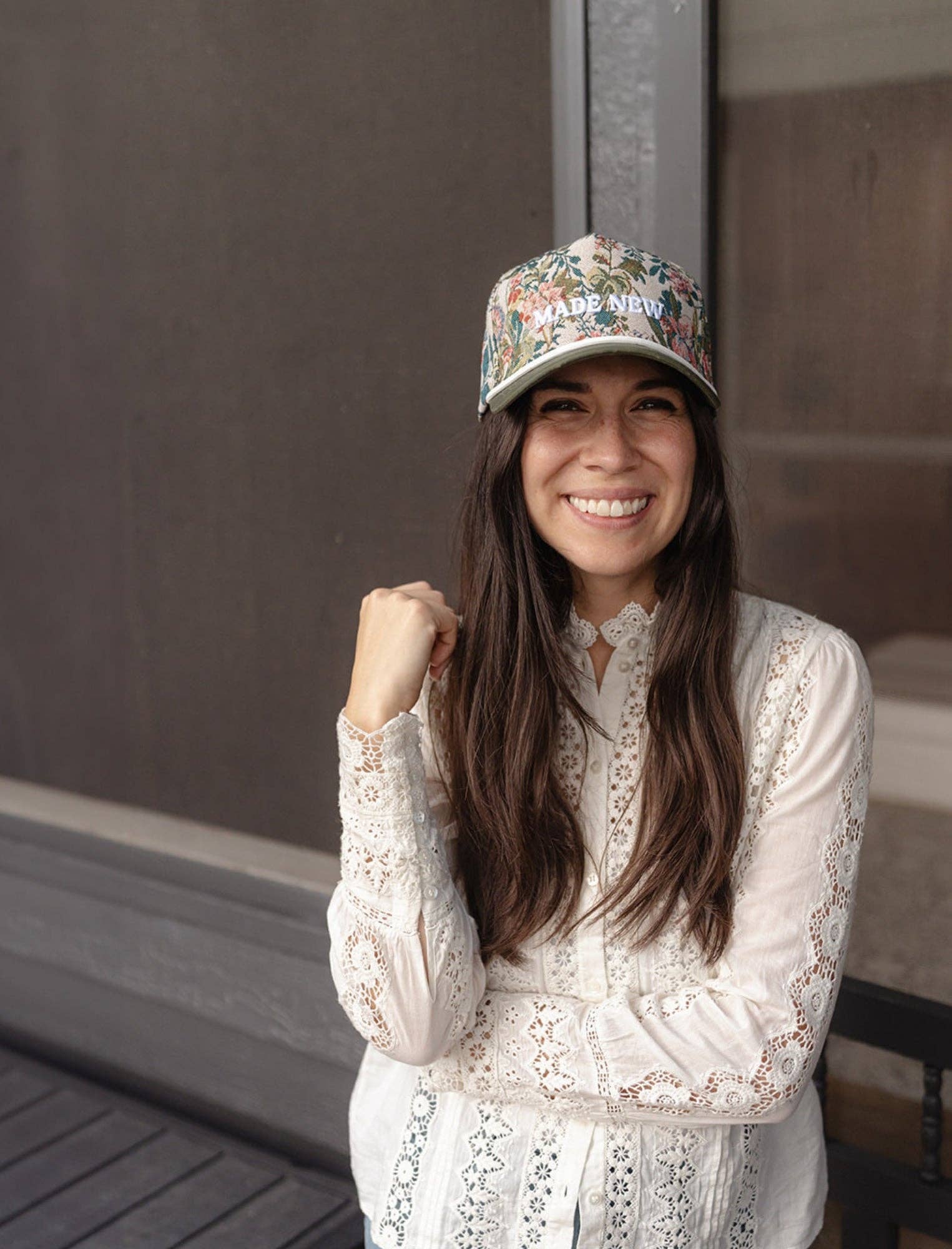Embroidered "Made New" Hat