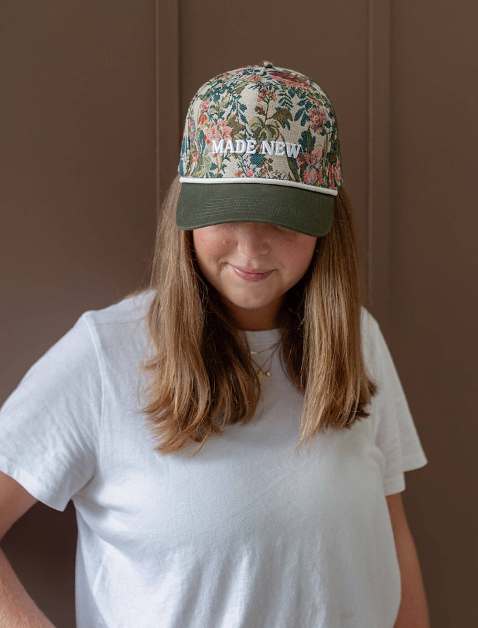 Embroidered "Made New" Hat