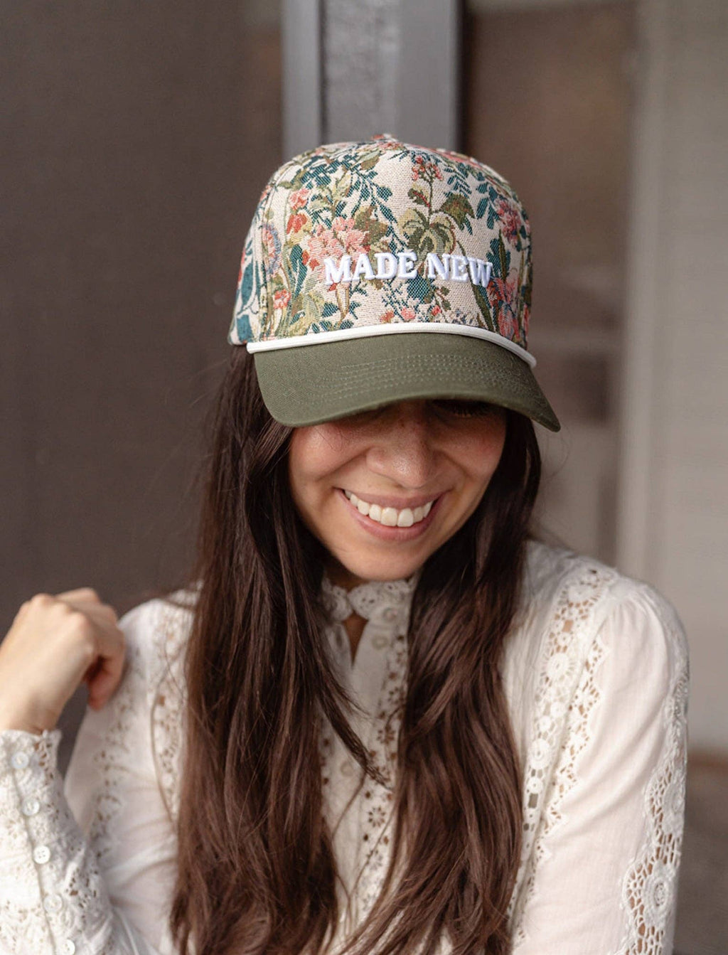 Embroidered "Made New" Hat