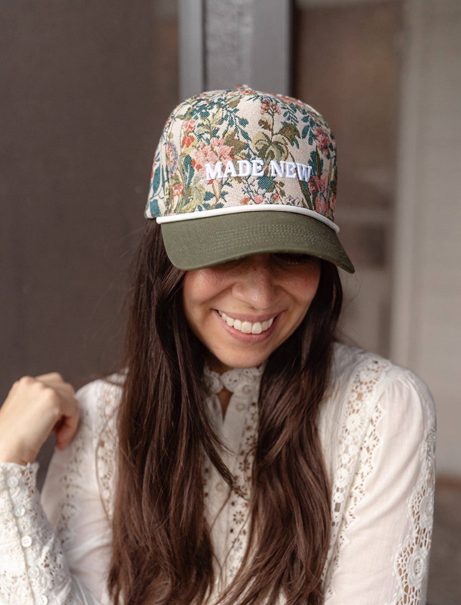 Embroidered "Made New" Hat