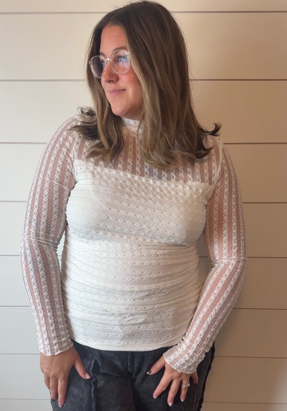 Harper Sheer Top