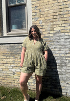 Flower Fields Gauze Romper