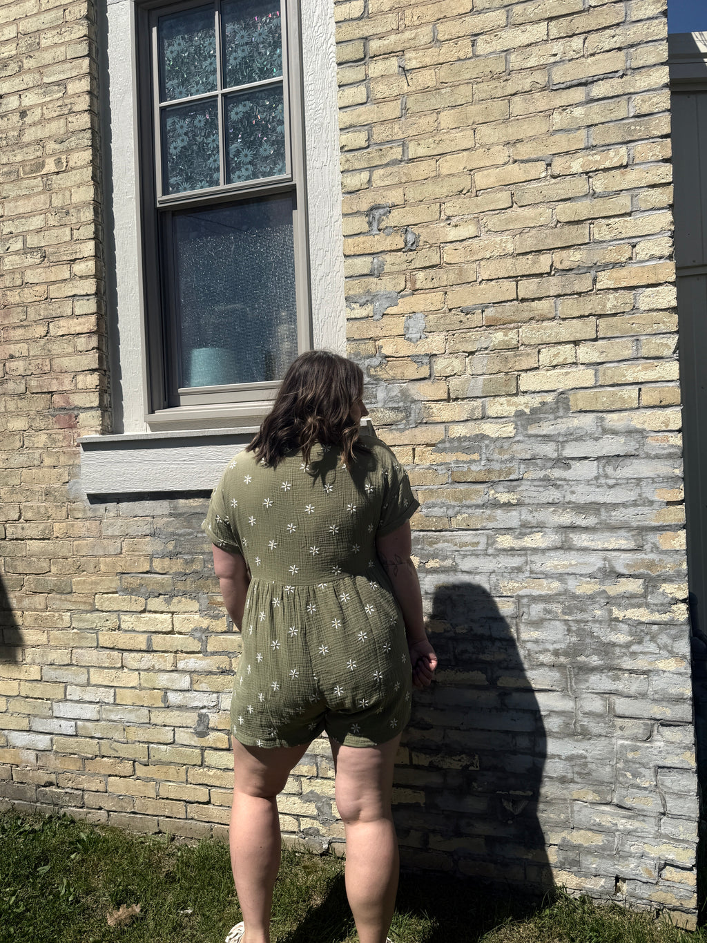 Flower Fields Gauze Romper