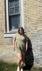 Flower Fields Gauze Romper