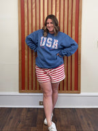 Floral USA Crewneck