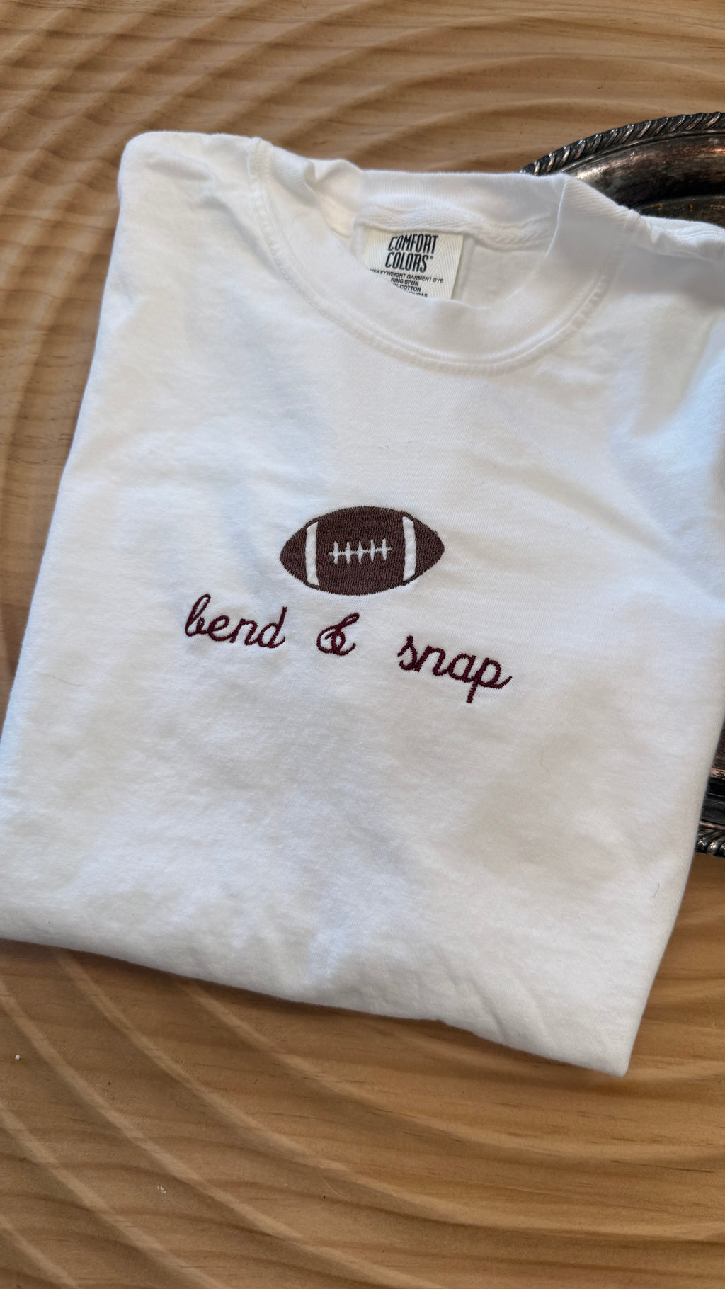 Bend & Snap Embroidered Tee