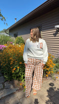 Paige Gingham Plaid Drawstring Pants
