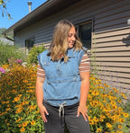Melina Denim Sleeveless Top