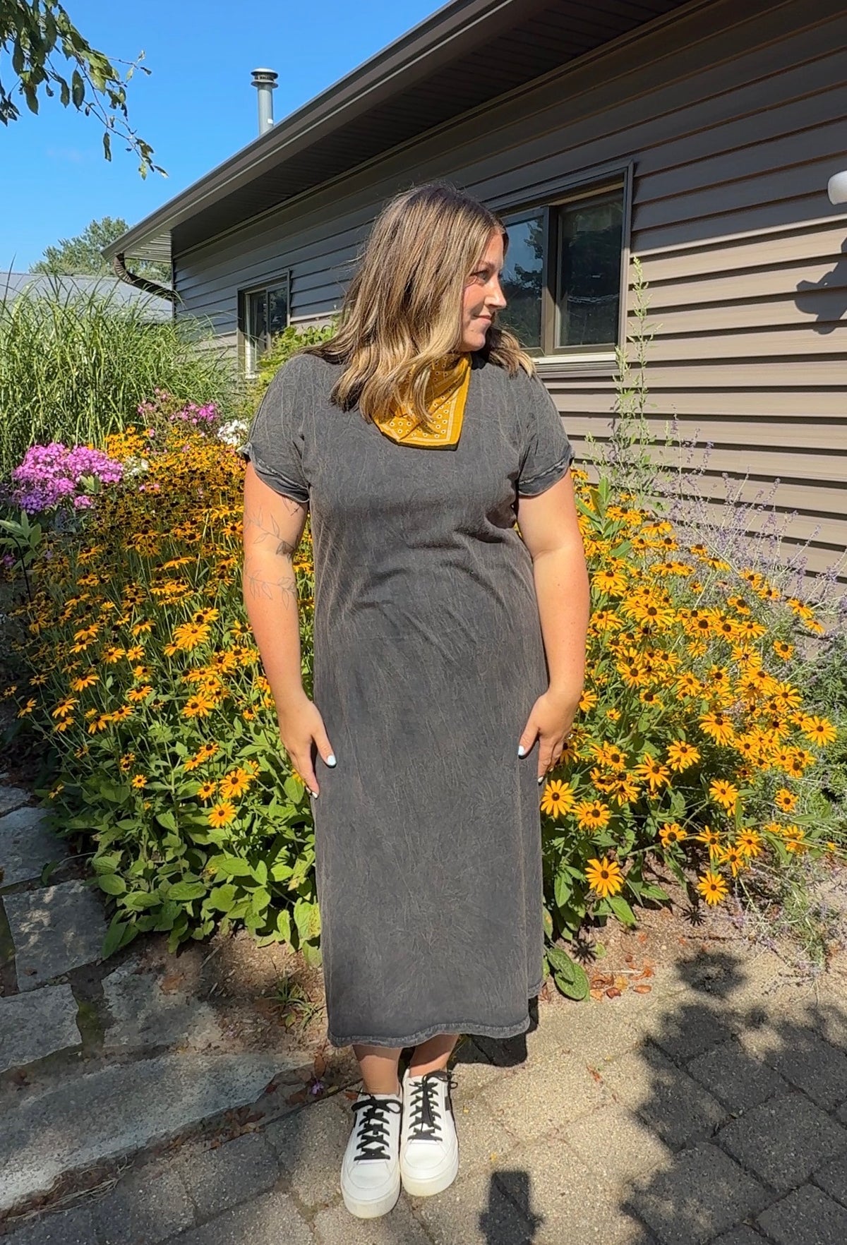 Kelsi Mineral Wash Dress