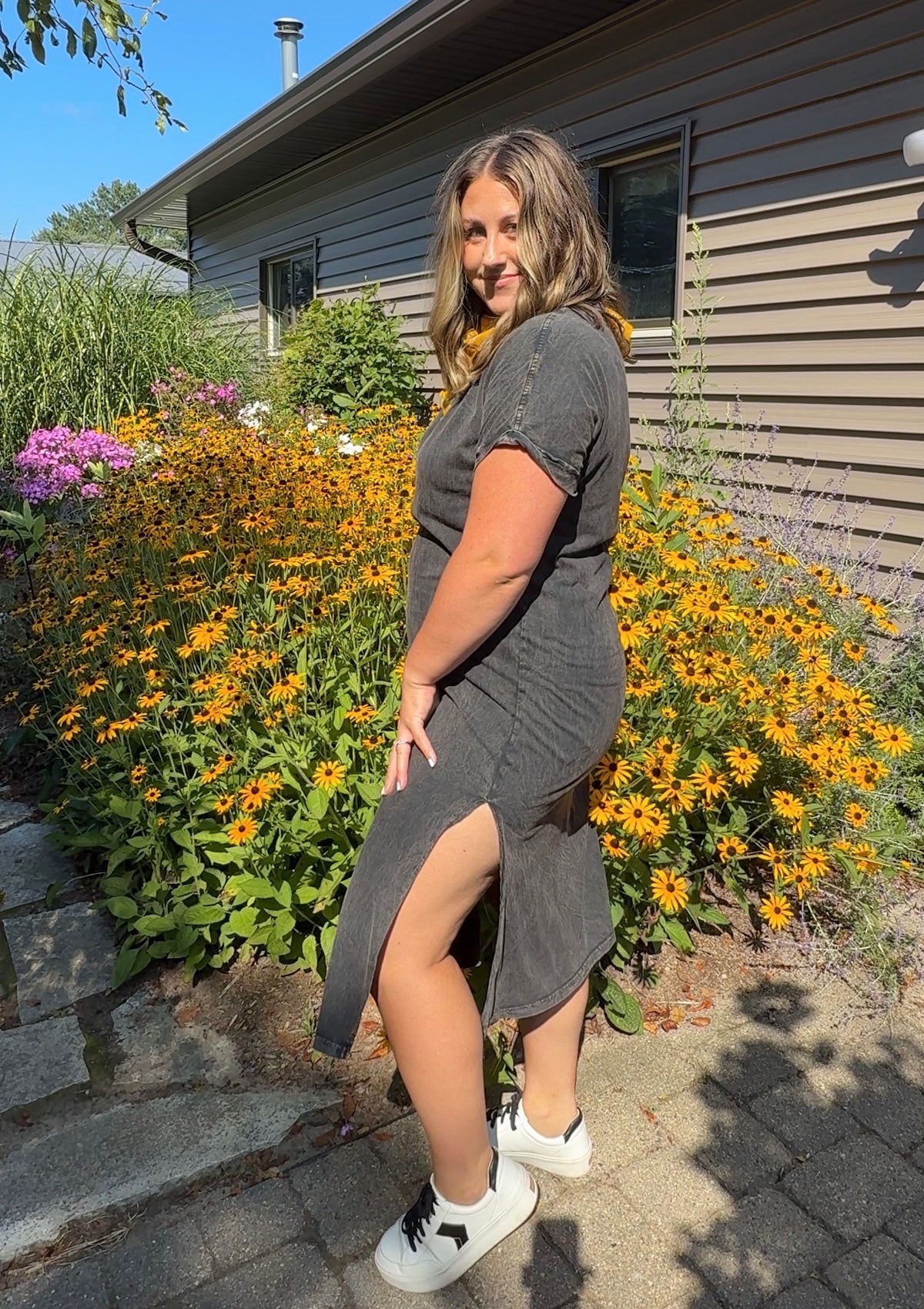 Kelsi Mineral Wash Dress