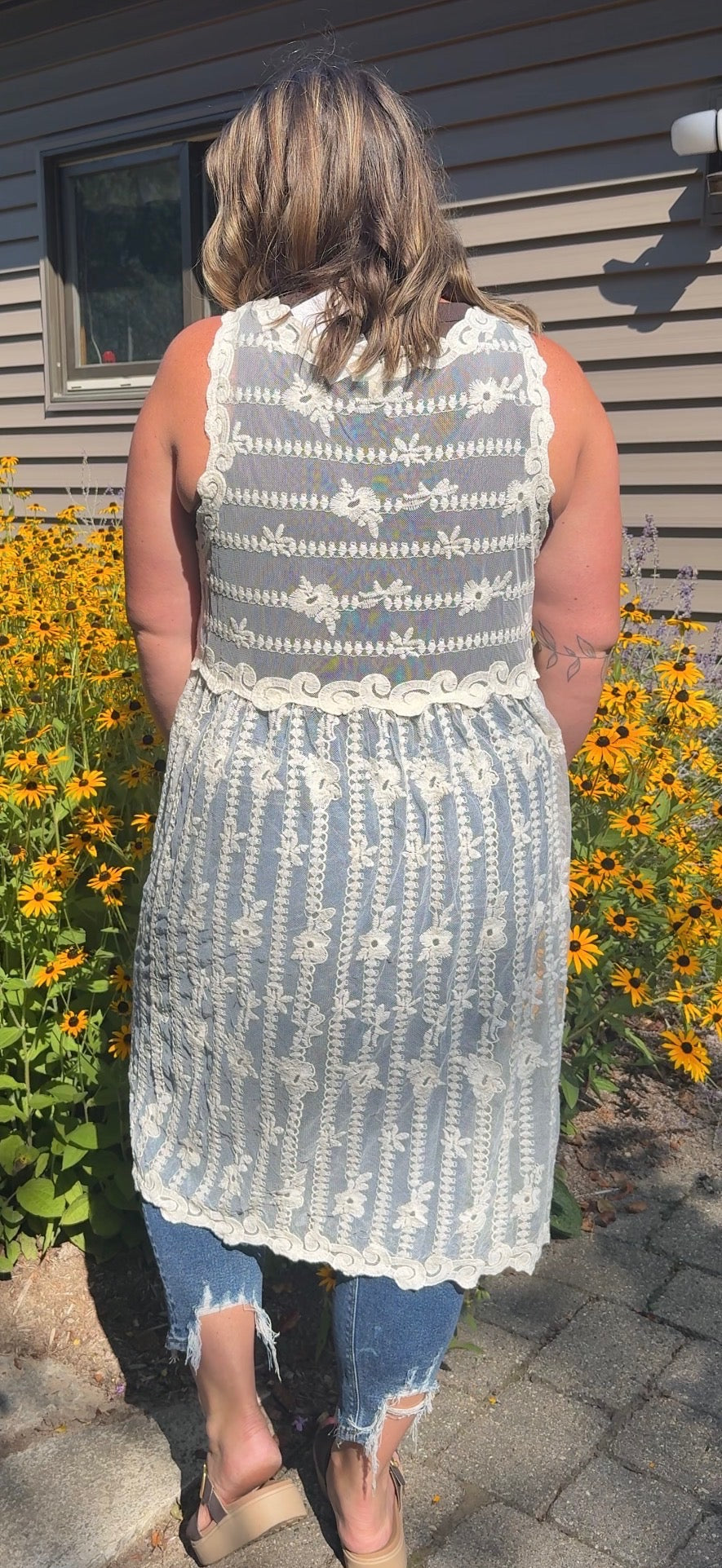 Brittany Floral Vest