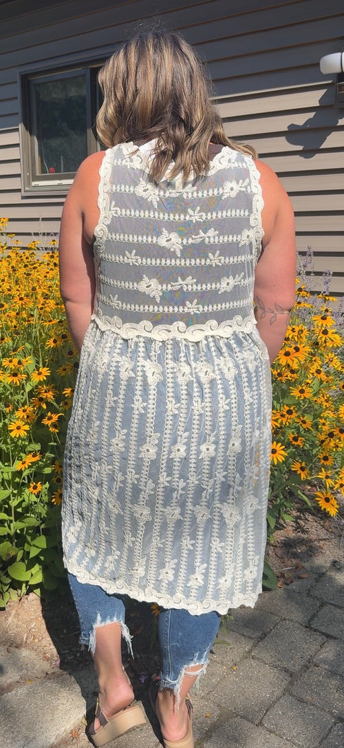 Brittany Floral Vest